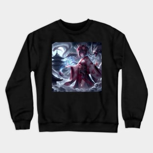 Power of a shaman miko Crewneck Sweatshirt